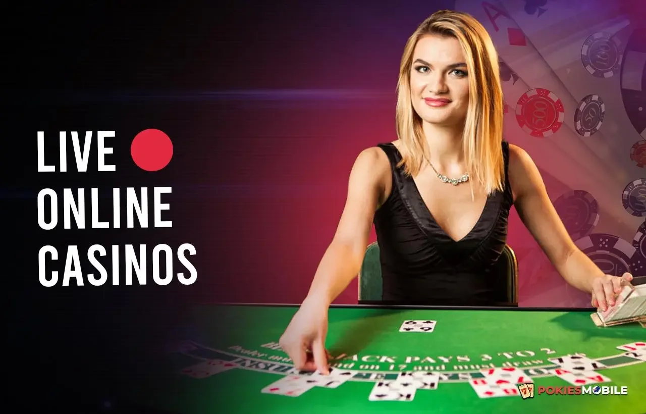 Tampilan meja kasino live dengan dealer di JEPANG77