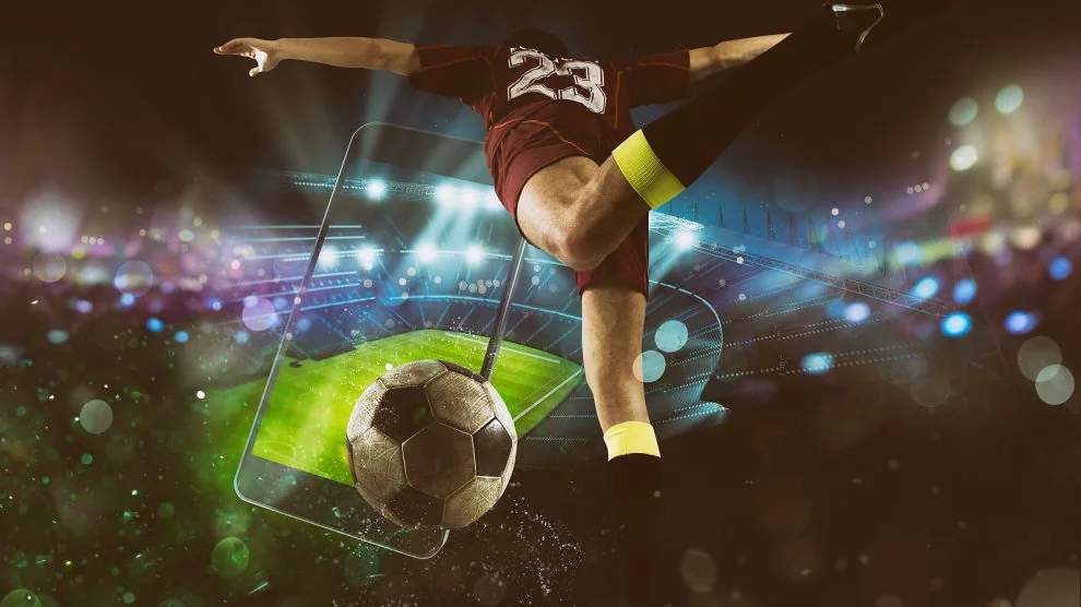 Kartu pertandingan olahraga dengan daftar kompetisi